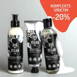 Vegan Fox Komplekts vīrietim ar 3 produktiem